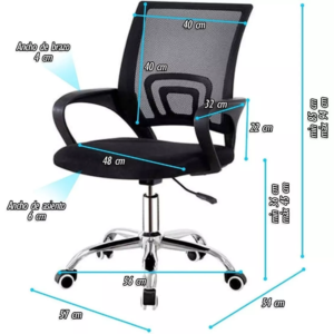 Silla Escritorio Oficina Ajustable