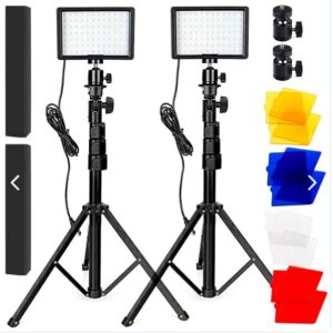 Luces con tripode set por 2